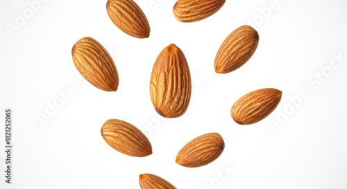 Wallpaper Mural 6312649 almond isolated on white background, clipping path, full depth of field Torontodigital.ca