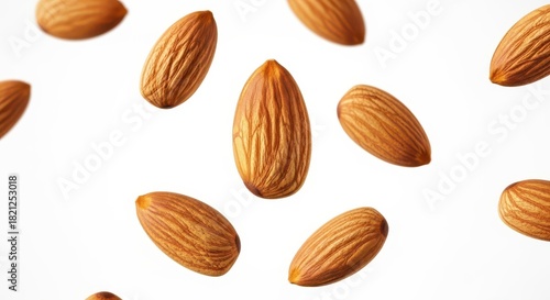 Wallpaper Mural 6312649 almond isolated on white background, clipping path, full depth of field Torontodigital.ca