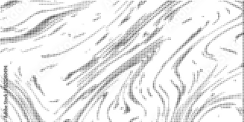 Grunge halftone black and white dots texture background. Spotted vector Abstract Texture