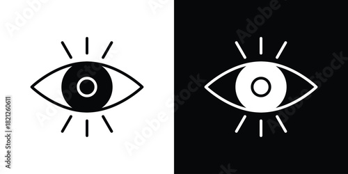 Impressions icons vector silhouette design. Vector flat graphic design illustration.