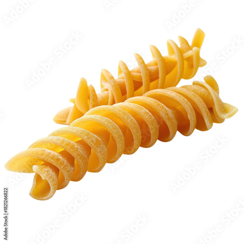 Spiral Fusilli Pasta in a Delightful Raw Presentation