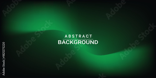Green Abstract Gradient Wave Background