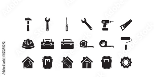 vector set of construction