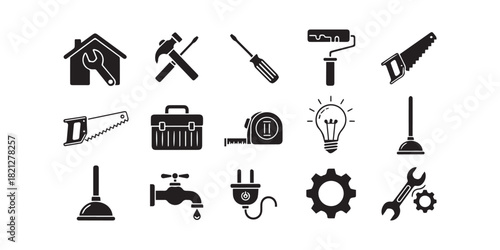 vector set of construction