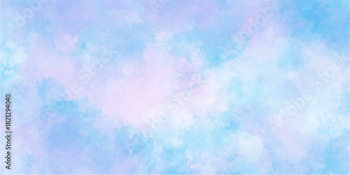 Bright abstract colorful watercolor paint. vintage grunge sky cloud pattern design illustration. colorful grunge texture background with blue, orange, yellow, and pink art. pastel pink and purple sky
