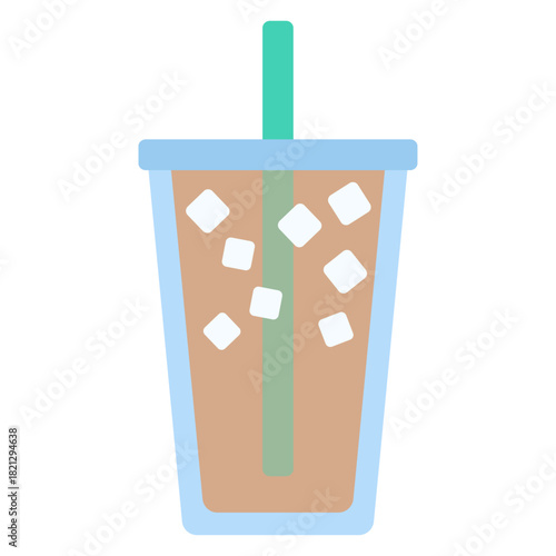 아이스 커피 컵 일러스트