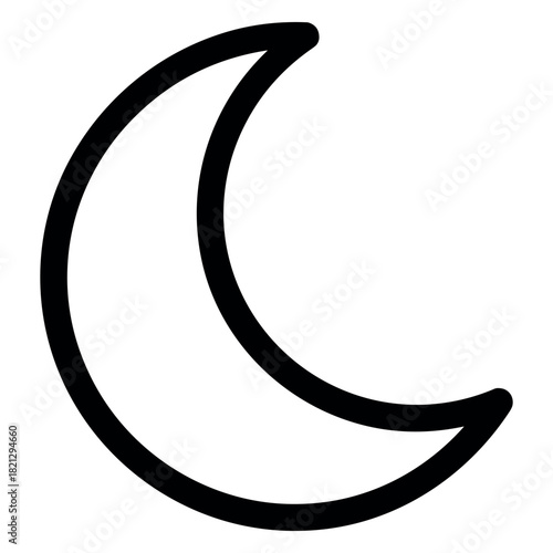vector illustration of a moon