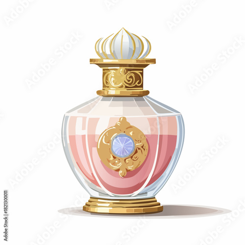 アンティーク調の香水ボトル