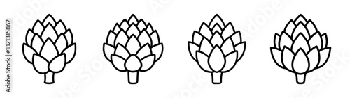Download free vector drawing of protea flower arrangement botanical illustration floral design element