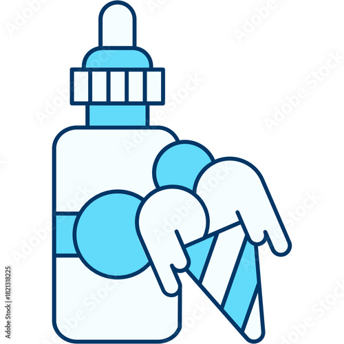 Liquid Ice Cream Flavour Icon