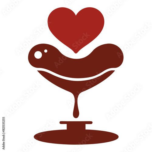 heart shaped chocolate