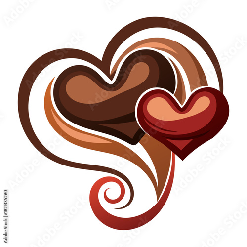 heart shaped chocolate