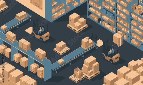 Modern Logistics and Supply Chain Management in a Warehouse