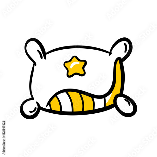 vector clip art nursery pillow for web and graphic design