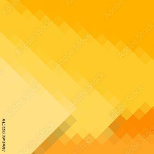 Yellow pixel background. Presentation template. Vector background. eps 10