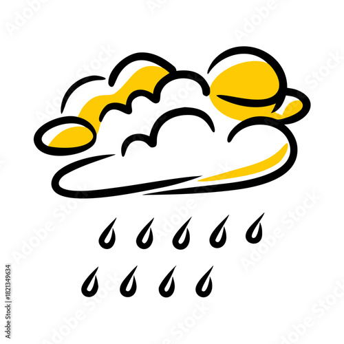 vector clip art hot air balloon on white background for web and graphic design