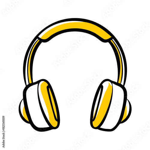 vector clip art headphones for web and graphic design