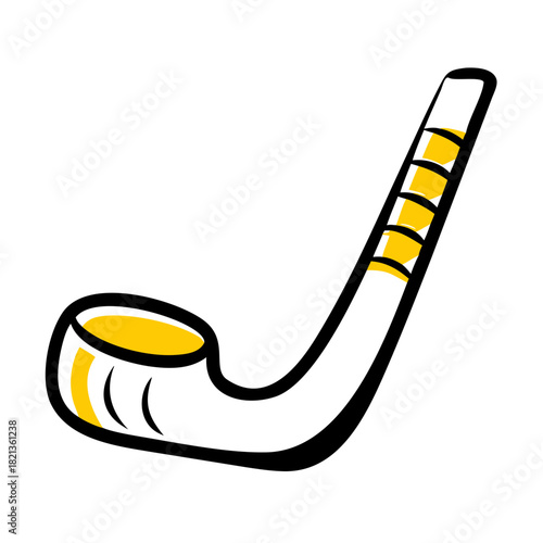 vector clip art hockey stick for web and graphic design