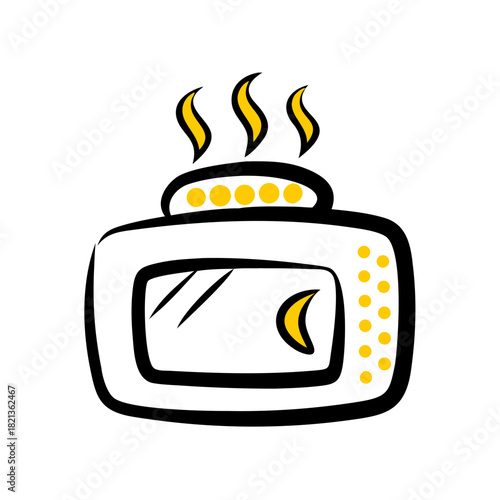 vector clip art oven for web and graphic design