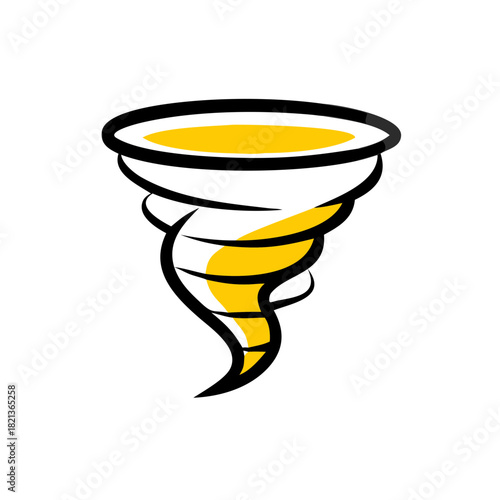 vector clip art tornado for web and graphic design
