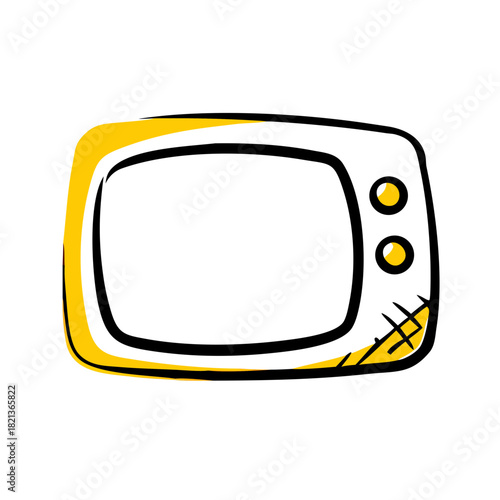 vector clip art tv for web and graphic design