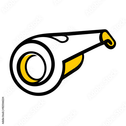 vector clip art whistle for web and graphic design