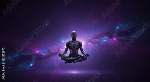 Cosmic Consciousness Embodied in a Meditative Digital Form