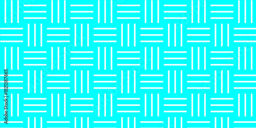 Geometric green gradient seamless overlap triangle fabric lap ornament decoration wall and floor line square mosaic floral wallpaper background.	