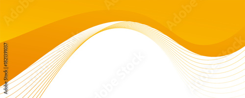 Abstract yellow wavy business style background. suit for bussines, banners