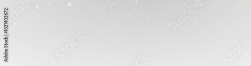 Transparent golden glow bokeh overlay