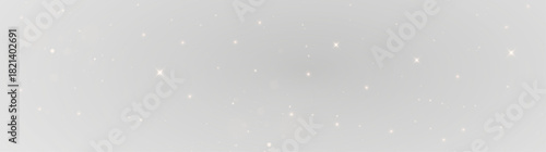 Transparent golden glow bokeh overlay