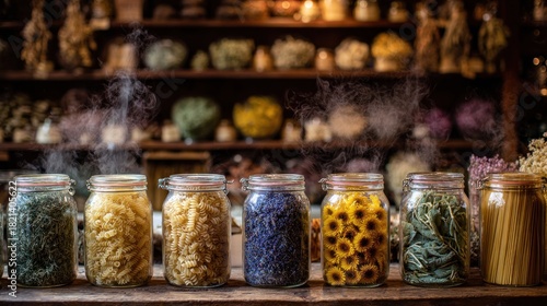 Artisanal Pasta Collection - A Symphony of Shapes and Colors.