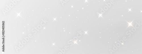 Golden stardust glow on festive abstract background with magical shimmer, sparkling confetti, bright fantasy light and png transparency