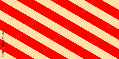Festive сhristmas background, new year's pattern with cream-beige and red diagonal stripes in candy cane style