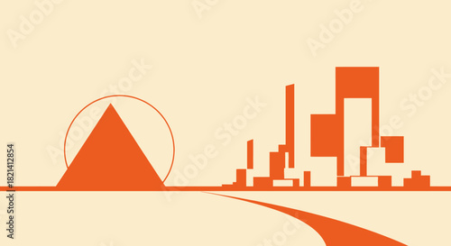 Conceptual vector file icon for digital media and design projects