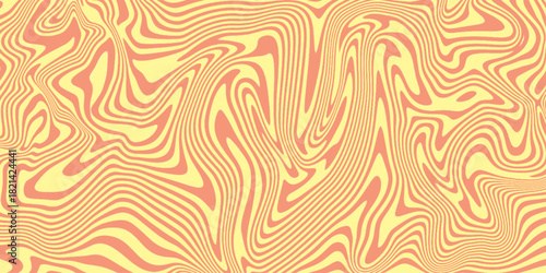 Waves in a Psychedelic Smooth Pattern, Vector Groovy Vibe Backgrounds with Lines .marble texture background floor decorative stone interior stone . flowing colorful liquid. abstract liquid background.