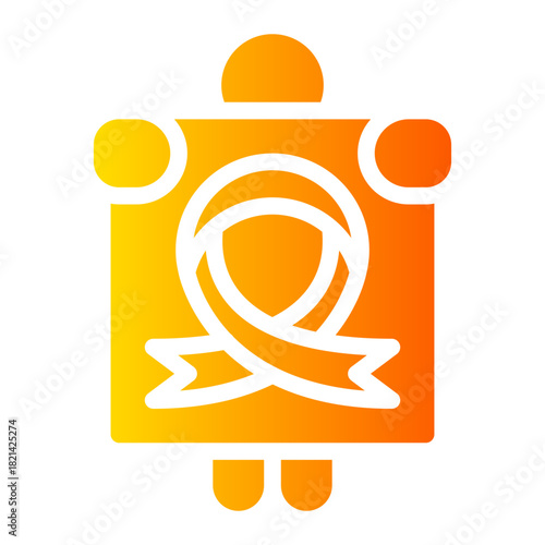 world aids day gradient icon