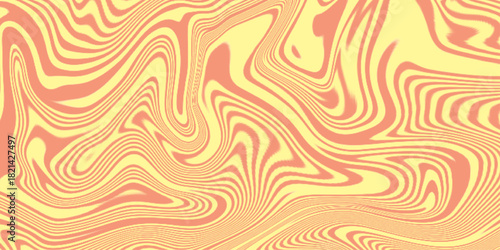 Waves in a Psychedelic Smooth Pattern, Vector Groovy Vibe Backgrounds with Lines .marble texture background floor decorative stone interior stone . flowing colorful liquid. abstract liquid background.