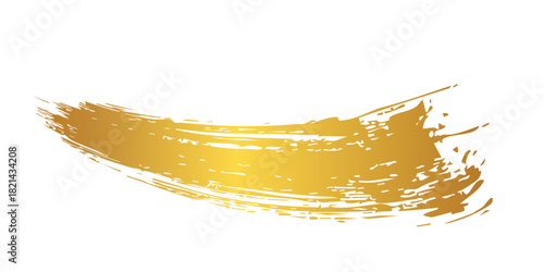 Ink Calligraphic Brush Stroke Vector, gold brush marks, gold color stain, golden brush stroke, golden texture, Suit for banner, web, brochure, pamflet and presentation