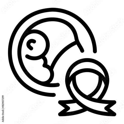 pregnancy line icon