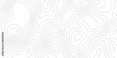 Abstract minimal pattern discovery vector topo map. creative discovery White wave grid stripe line map topography. vector geographic contour mounted map background.	