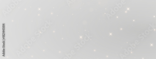 Magical transparent background with shimmering golden dust, radiant sparkle effect, soft star illumination and vibrant festive celebration texture