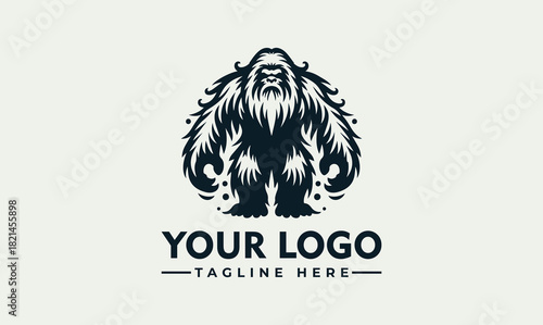 Bigfoot Vector Logo Illustration Graphic Design Template
