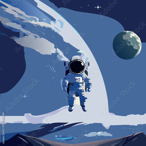 moon, snow, christmas, winter, night