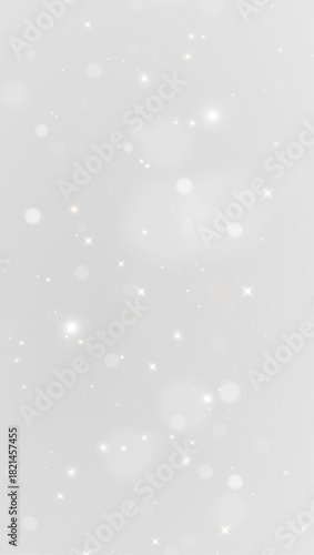 Festive futuristic background featuring stadium spotlight beam, bright flare flash, glowing bokeh, glitter explosion and abstract light design