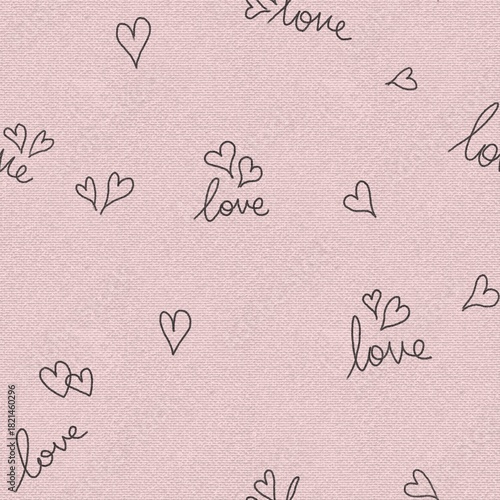 red hearts background