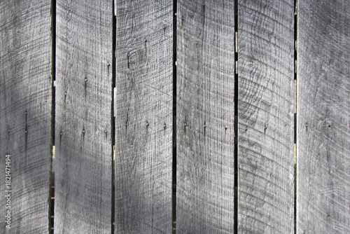 Close-up of wood siding on old tobacco barn