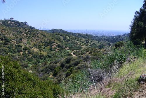Los Angeles und das Observatorium aus den Hollywood Hills	
