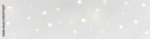 Christmas magic glow with gold particles, glittering sparkle, shining dust and festive luxury light effect