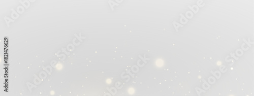 Luxury holiday background with glowing golden particles, festive sparkle glitter and magical Christmas light